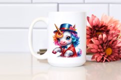 colorful Baby Unicorn in West Coast Swing Dancer&#039;s Attire Product Image 2