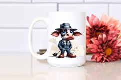 Expressive Big Eyes Cow | Sublimation | Clipart Product Image 2