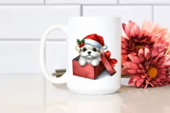 Baby Maltese from Gift Box, Transparent PNG Product Image 2