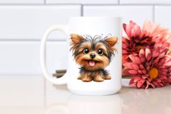 Crazy Funny Yorkipoo Watercolor | Clipart Product Image 2