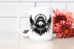 Detailed Gothic Girl PNG Product Image 2