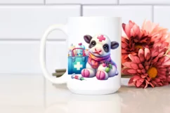 Baby Cow with First Aid Kit, Transparent PNG Product Image 2
