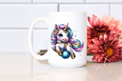 colorful Baby Unicorn with Dance Hall Product Image 2