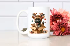 Baby Malinois from Gift Box, High-res PNG Product Image 2