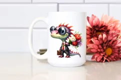 Colorful Dragon with Sunglasses PNG Product Image 2