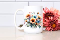 Colorful Sunflower Watercolor Washed Product Image 2