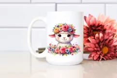 Vibrant Cartoon-Style Watercolor Flower Product Image 2