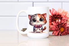 Cute Beachwear Baby Cat | Sublimation | Clipart Product Image 2