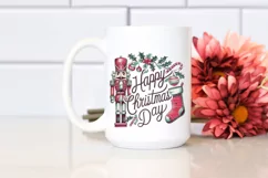 Retro Happy Christmas Day Png Product Image 2