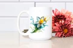 Shiny Daffodil Made of Glass Material | Sublimation | Product Image 2