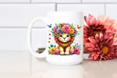 Vibrant Cartoon-Style Watercolor Flower Product Image 2