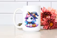 Cute Baby Unicorn Halloween Clipart Product Image 2