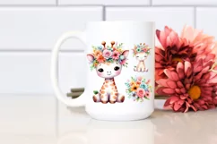 Vibrant Cartoon-Style Watercolor Flower Product Image 2