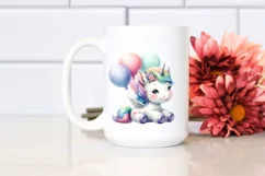 Balloons Baby Unicorn | Clipart Product Image 2