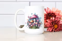 Detailed Pastel Magic Mushroom PNG Product Image 2