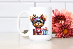 Vibrant Yorkshire Terrier Portrait PNG Product Image 2