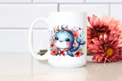 Small Baby Whale Sailor | Sublimation | Clipart Product Image 2