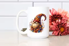Detailed Vibrant Autumn Gnome PNG Product Image 2