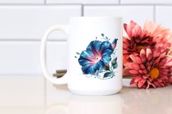 Abstract Morning Glory Made of Glossy Material | Sublimation Product Image 2