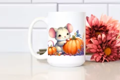 Vibrant Cute Baby Mouse | Sublimation | Clipart Product Image 2
