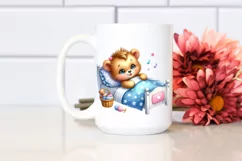 Cute Colorful Baby Bear, Transparent PNG Product Image 2
