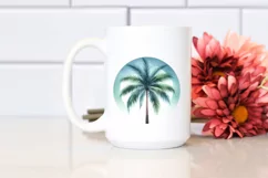 Watercolor Palm Tree, USA | Sublimation | Clipart Product Image 2