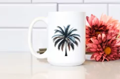 Watercolor Palm Tree, USA | Sublimation | Clipart Product Image 2