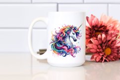 Colorful Unicorn | Sublimation | Clipart Product Image 2