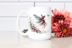 Colorful Fairy in Style Clipart Product Image 2