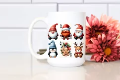 Cute Christmas Characters Playing Cards PNG Product Image 2