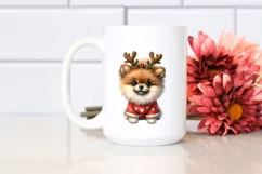 Crazy Pomeranian Portrait PNG Product Image 2
