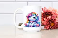 Funny Baby Unicorn, Transparent PNG Product Image 2