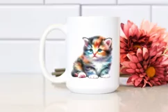 Colorful Funny Baby Cat Clipart Product Image 2