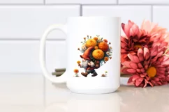 Detailed Gnome Marigold Bouquet | Clipart Product Image 2