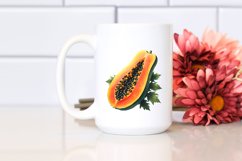 Watercolor Papaya | Sublimation | Clipart Product Image 2
