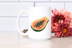 Watercolor Papaya | Sublimation | Clipart Product Image 2