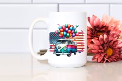 Vibrant Vintage Van Clipart Product Image 2