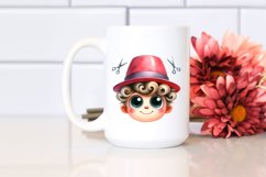 Funny Happy Portrait | Sublimation | Clipart Product Image 2