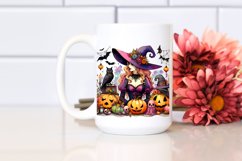 Simple Vibrant Witch for Halloween | Sublimation Clipart Product Image 2