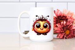 Colorful Crazy Baby Ladybug | Sublimation | Clipart Product Image 2