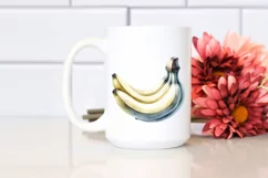 Watercolor Banana | Sublimation | Clipart Product Image 2