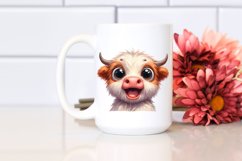 Expressive Baby Cow Face, PNG Product Image 2