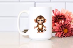 Funny Baby Monkey | Baby Monkey Sublimation Product Image 2