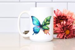 Abstract Vibrant Butterfly PNG Product Image 2