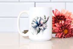 Shiny Sweet Pea Watercolor Clipart Product Image 2