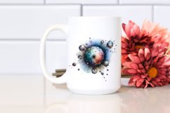 Cosmos Abstract Watercolor | Sublimation Clipart Product Image 2