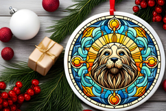 Round Christmass Ornament PNG Product Image 2