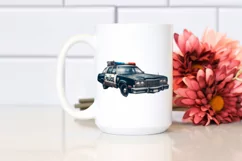 Vintage Police Car Flowers Product Image 2