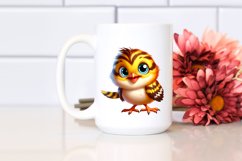 Colorful Crazy Baby Warbler | Sublimation | Clipart Product Image 2