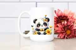 Colorful Baby Panda Party Hat | Clipart Product Image 2